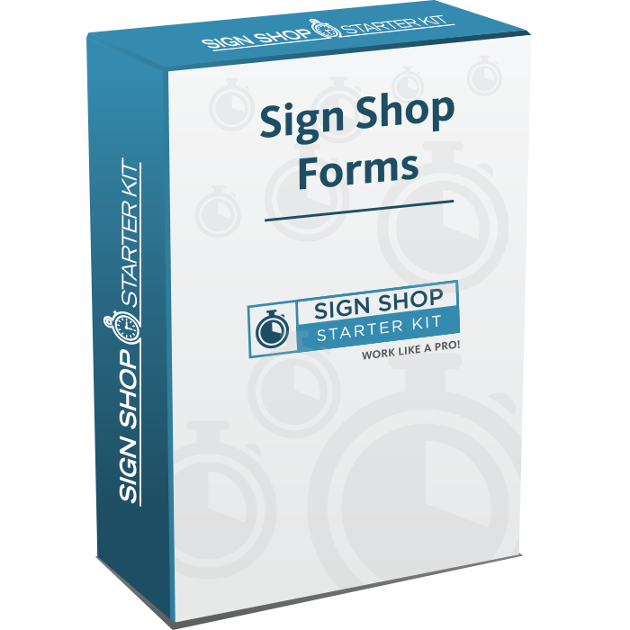 Sign Shop Forms