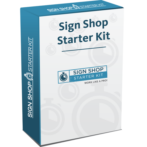 Signshop Maker Sign Shop Starter Kit